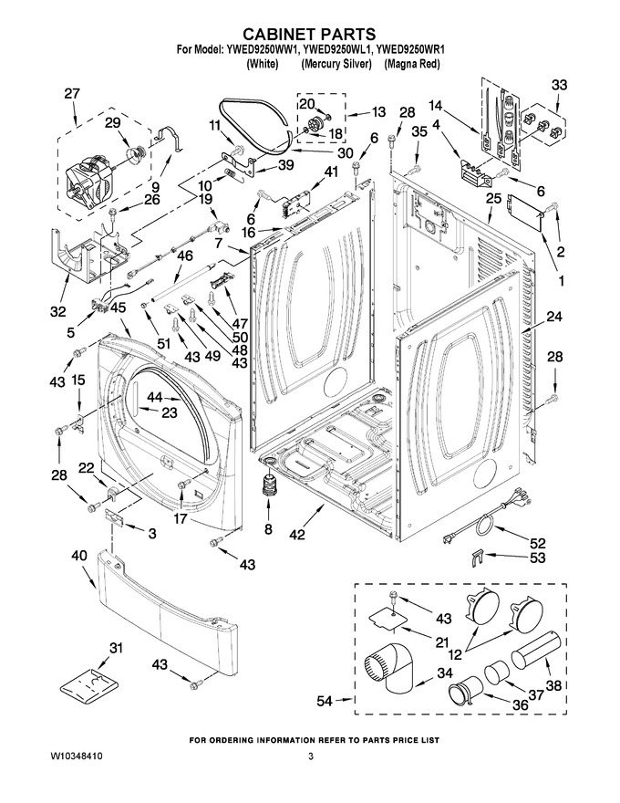 Diagram for YWED9250WL1
