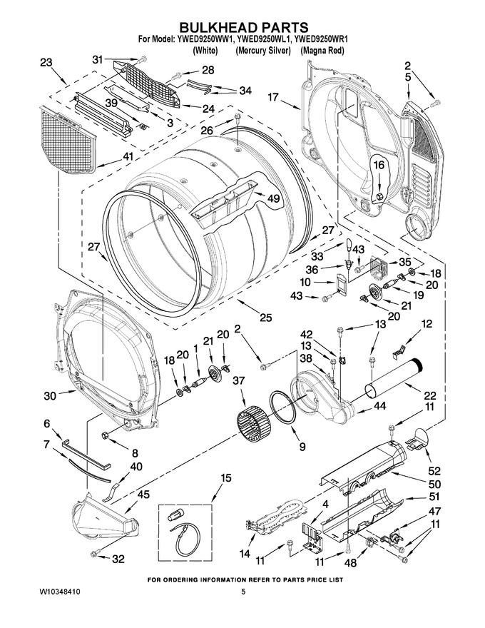 Diagram for YWED9250WL1
