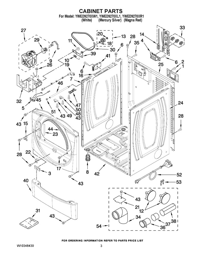 Diagram for YWED9270XR1