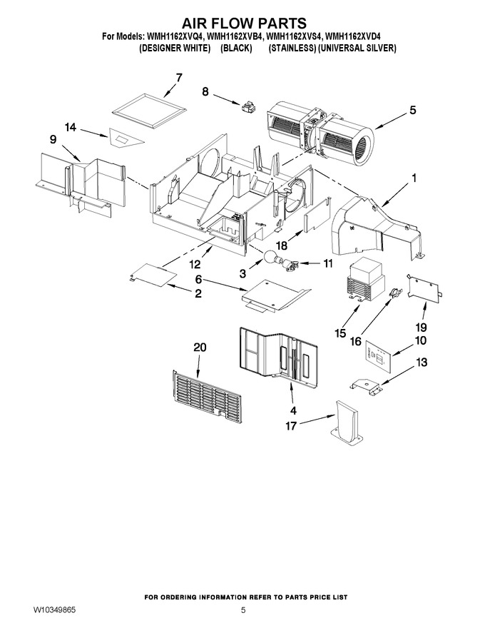 Diagram for WMH1162XVD4