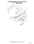 Diagram for 02 - Control Panel And Latch Parts