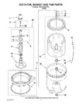 Diagram for 03 - Agitator, Basket And Tub Parts