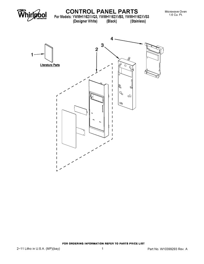 Diagram for YWMH1162XVS3