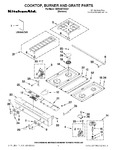 Diagram for 01 - Cooktop, Burner And Grate Parts