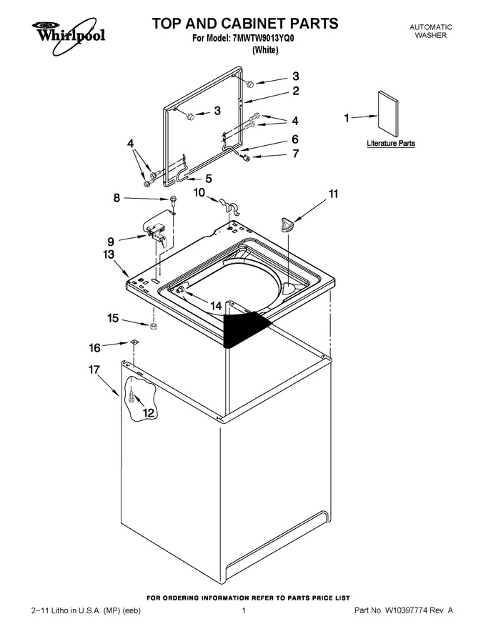 Diagram for 7MWTW9013YQ0
