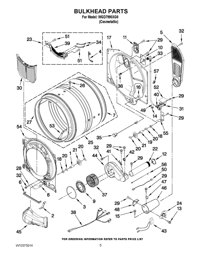 Diagram for WGD7990XG0