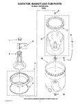 Diagram for 03 - Agitator, Basket And Tub Parts