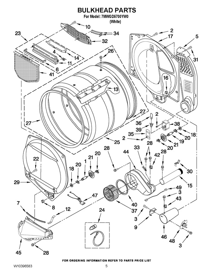 Diagram for 7MWGD5700YW0