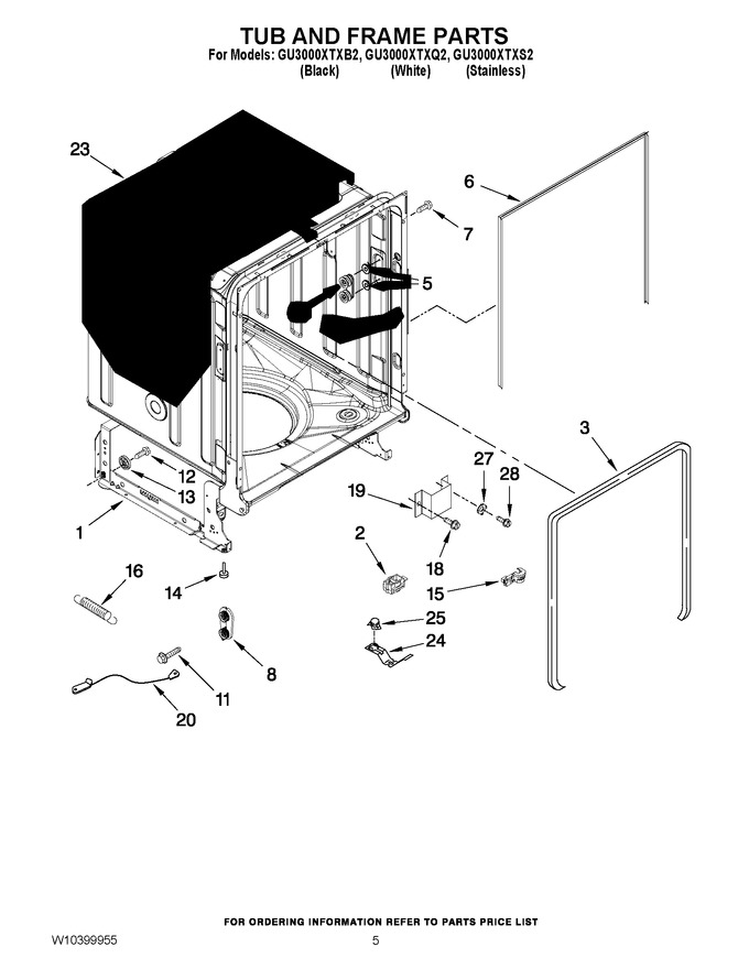 Diagram for GU3000XTXQ2