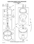 Diagram for 03 - Agitator, Basket And Tub Parts