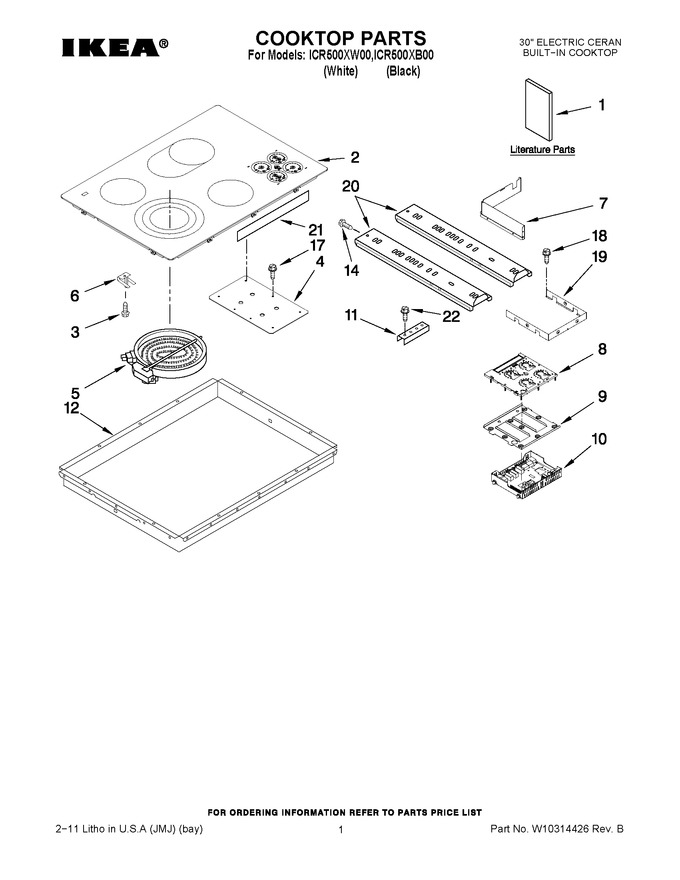 Diagram for ICR500XB00
