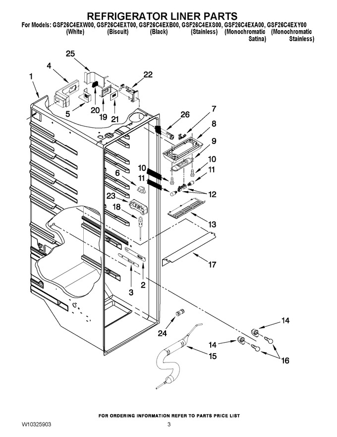 Diagram for GSF26C4EXA00