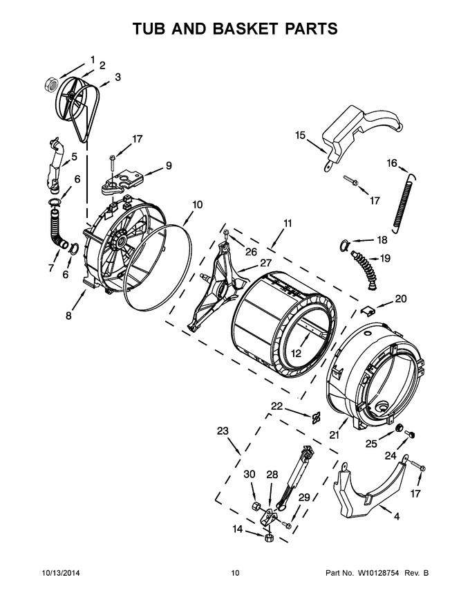 Diagram for MWFW8300SW01