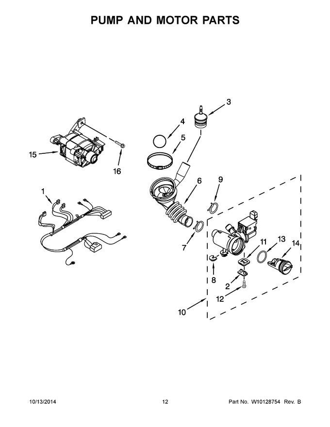 Diagram for MWFW8300SW01