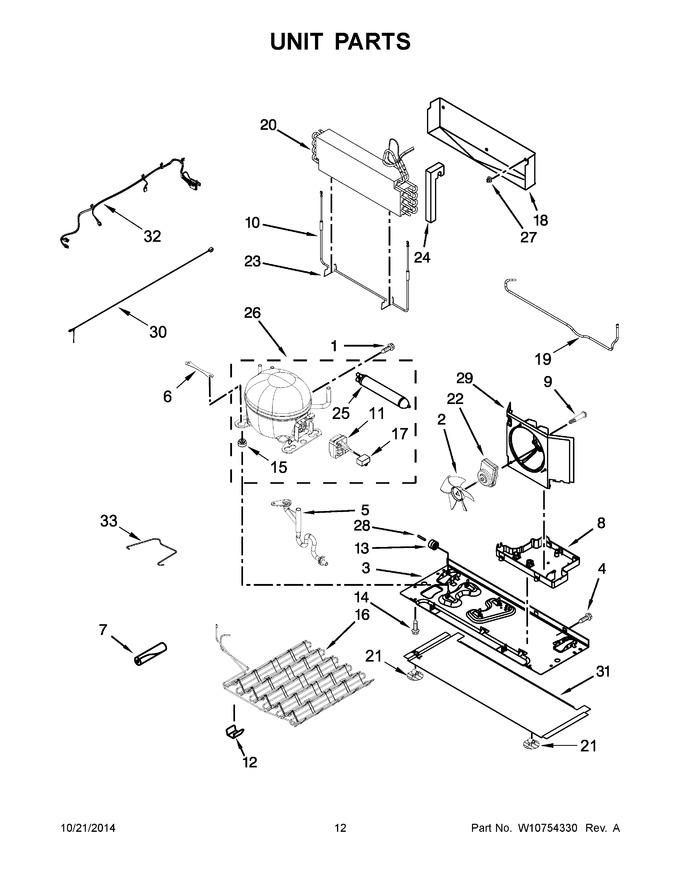 Diagram for WRF736SDAW13
