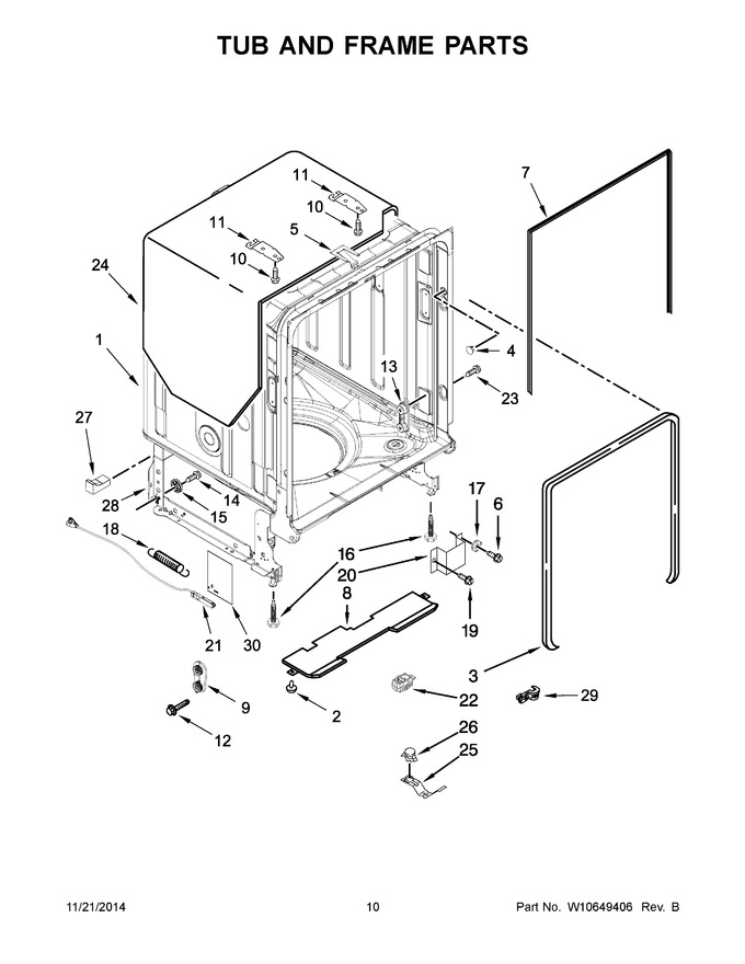 Diagram for KDTE404DSP0