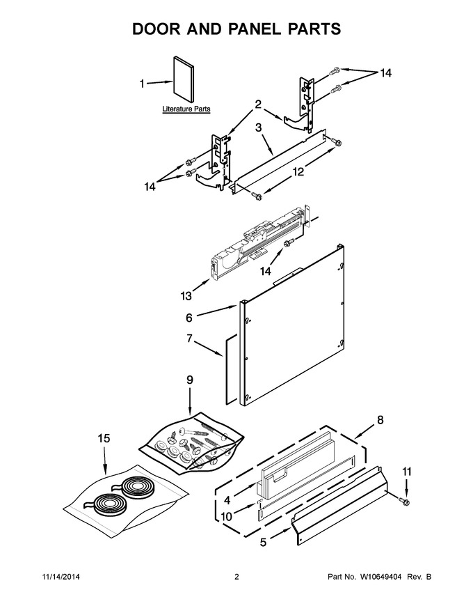 Diagram for KDTE704DPA0