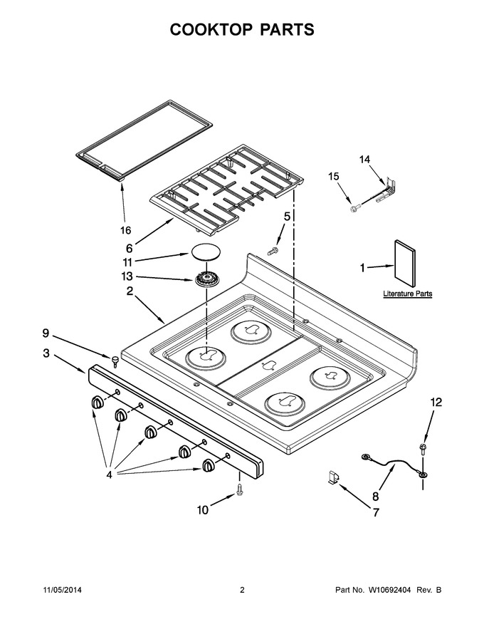 Diagram for WFG505M0BW0