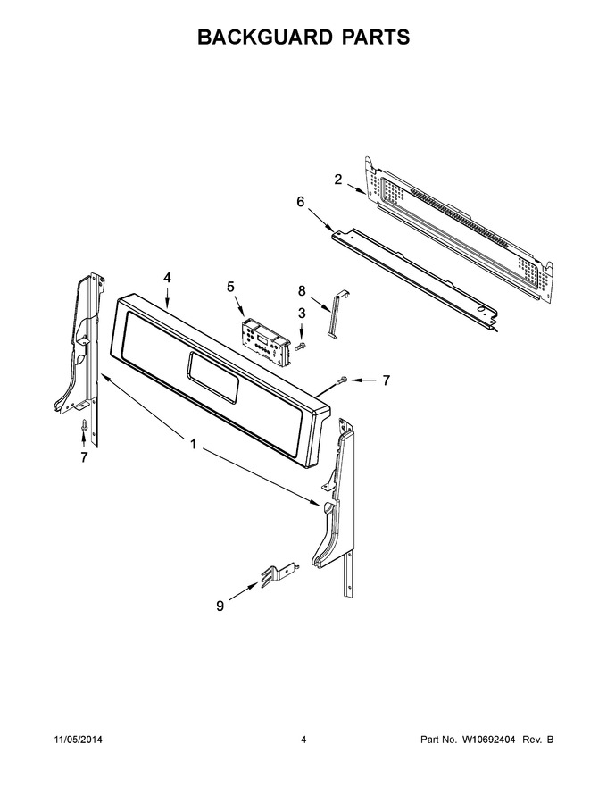 Diagram for WFG505M0BW0