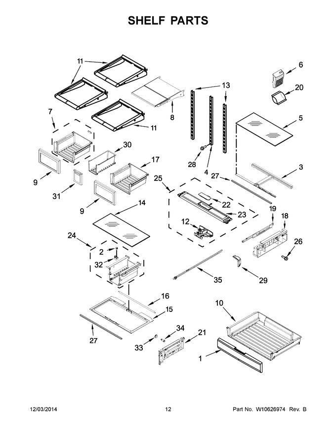 Diagram for WRF736SDAM11