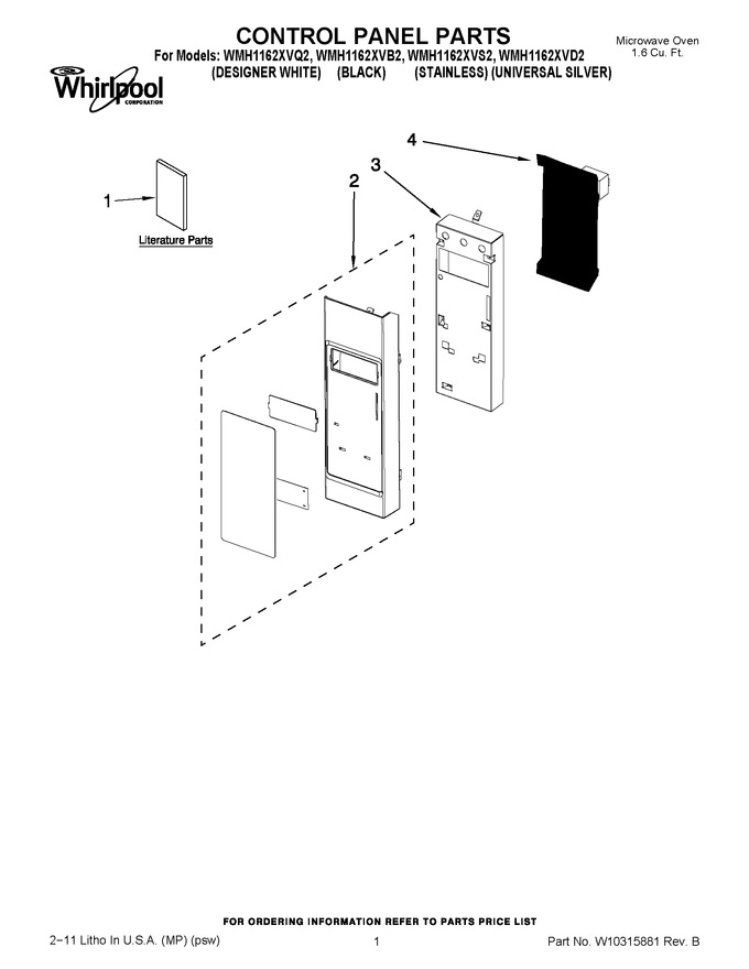 Diagram for WMH1162XVS2