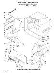 Diagram for 03 - Freezer Liner Parts
