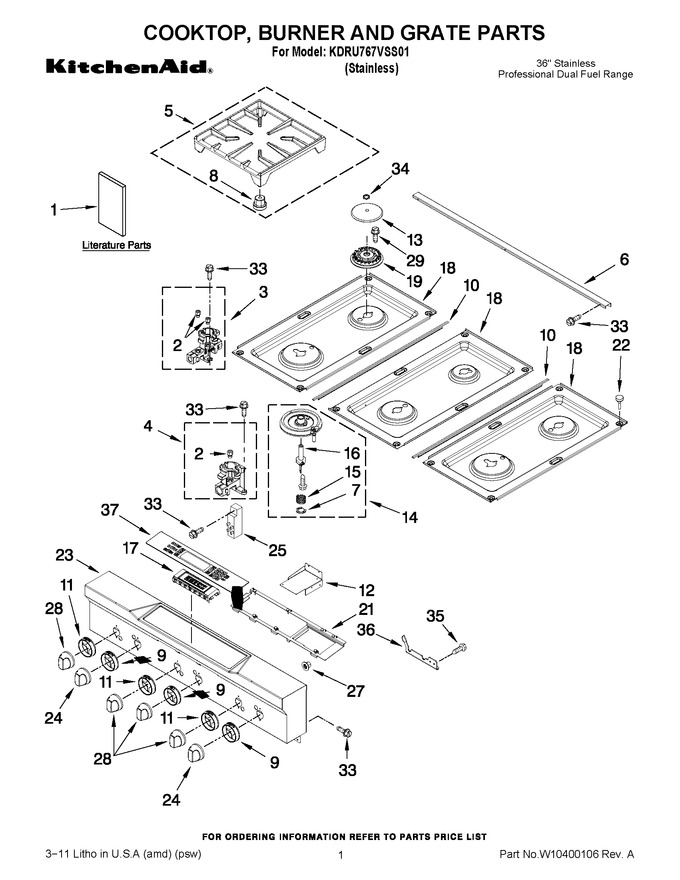 Diagram for KDRU767VSS01