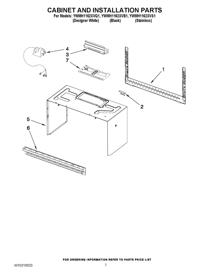 Diagram for YWMH1162XVS1