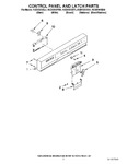 Diagram for 02 - Control Panel And Latch Parts