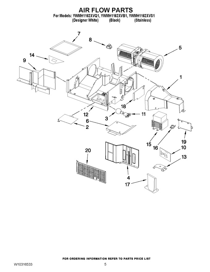 Diagram for YWMH1162XVS1