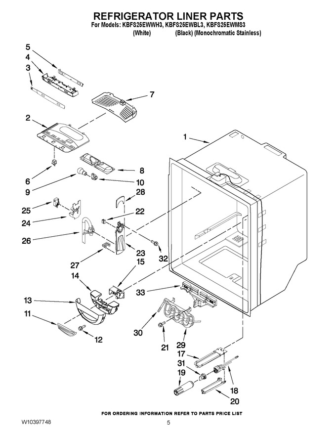Diagram for KBFS25EWBL3
