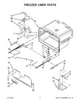 Diagram for 04 - Freezer Liner Parts