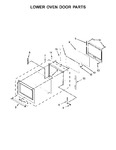 Diagram for 04 - Lower Oven Door Parts