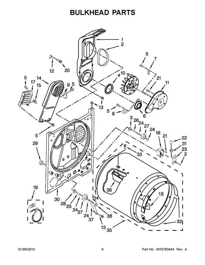 Diagram for WED4810EW0