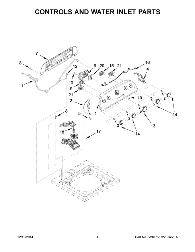 Diagram for WTW4915EW0