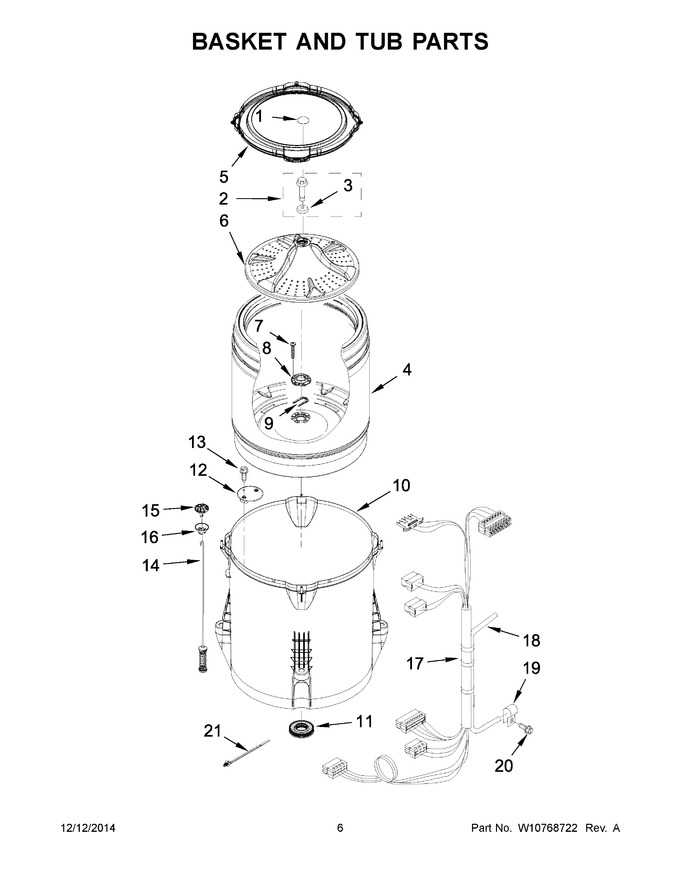 Diagram for WTW4915EW0