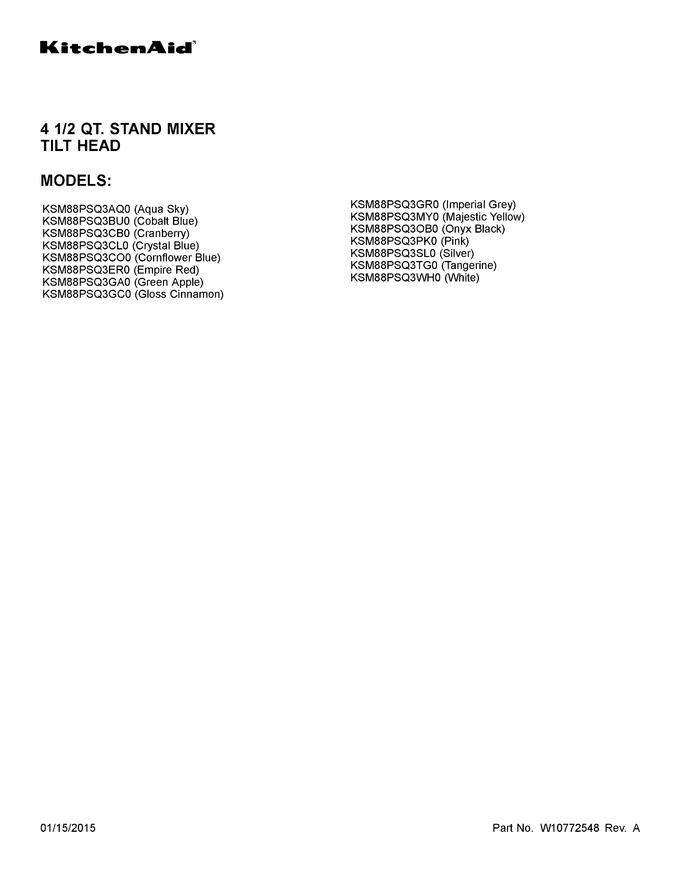 Diagram for KSM88PSQ3PK0