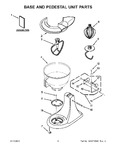 Diagram for 05 - Base And Pedestal Unit Parts