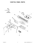 Diagram for 02 - Control Panel Parts
