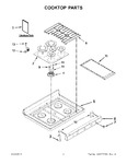 Diagram for 02 - Cooktop Parts