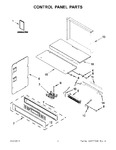Diagram for 02 - Control Panel Parts