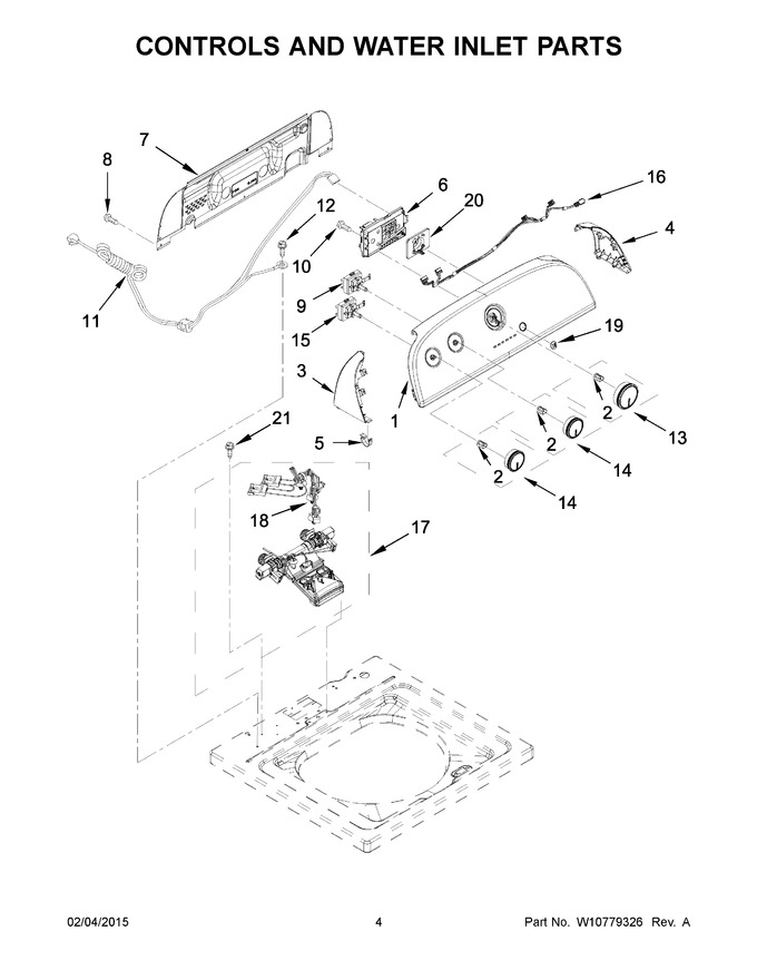 Diagram for WTW4715EW0