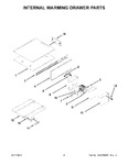 Diagram for 03 - Internal Warming Drawer Parts