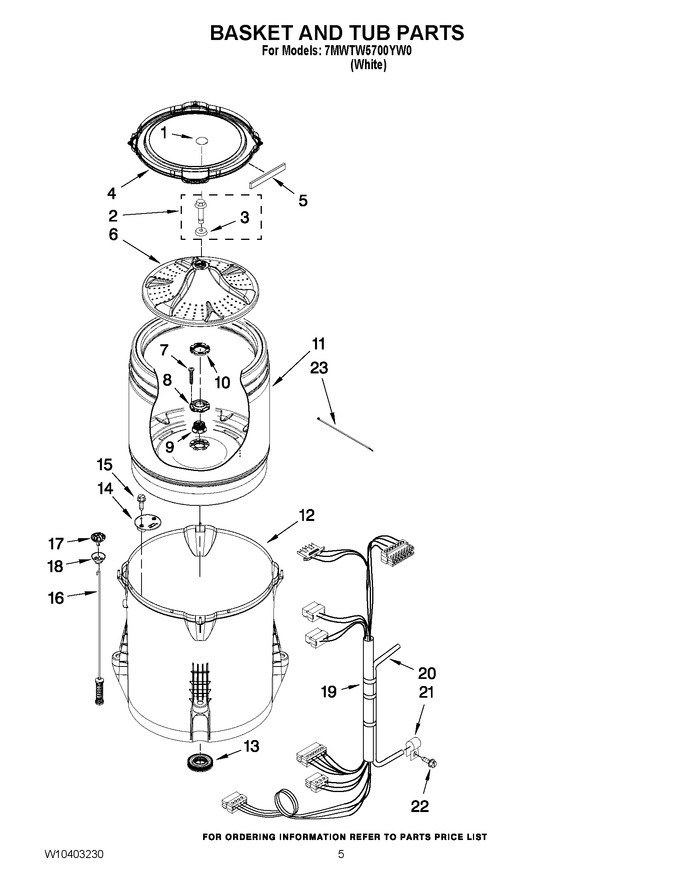 Diagram for 7MWTW5700YW0