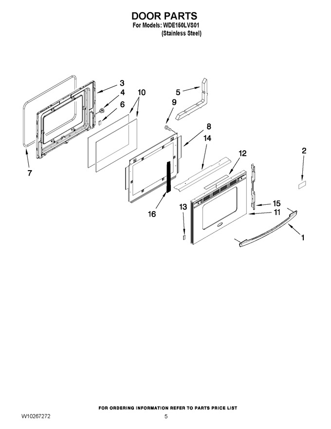Diagram for WDE150LVS01