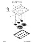 Diagram for 02 - Cooktop Parts