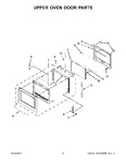 Diagram for 05 - Upper Oven Door Parts