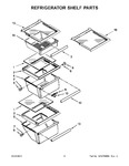 Diagram for 04 - Refrigerator Shelf Parts