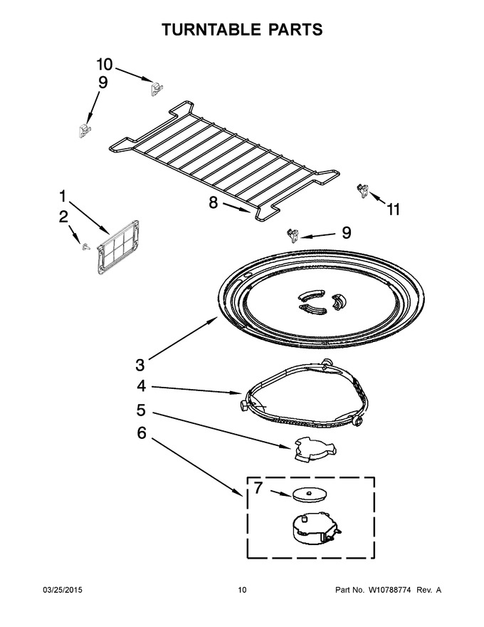 Diagram for WMH1164XWS6