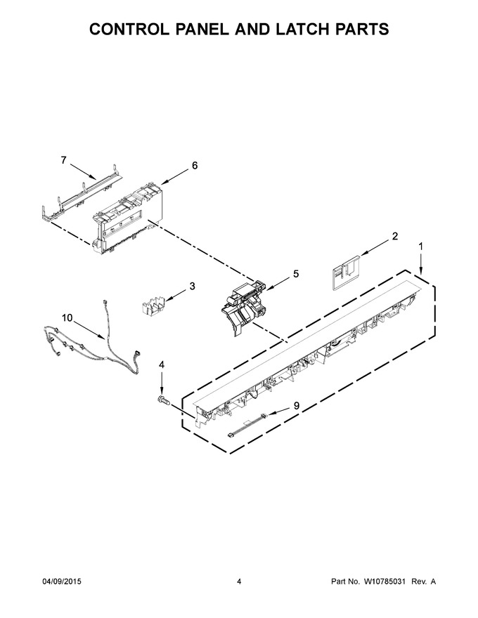 Diagram for KDTE204EWH0